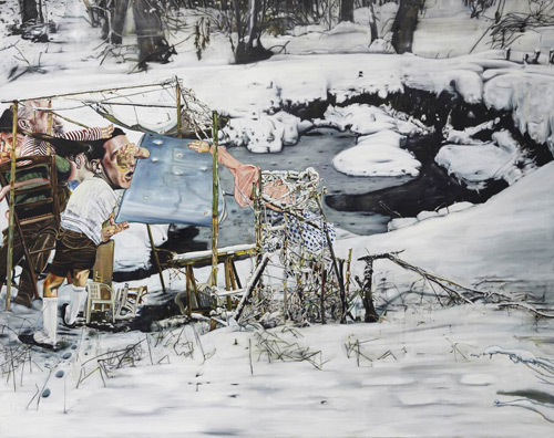 Artist painter Léopold Rabus