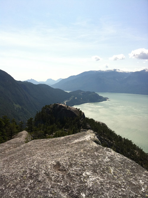 Stawamus Chief hike near Squamish BC