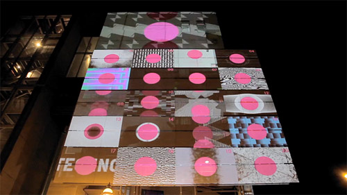 Mutek 2011 interactive installation Period by baillat cardell and fils