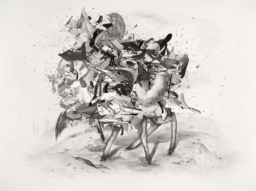 Drawings by artist Chris Scarborough