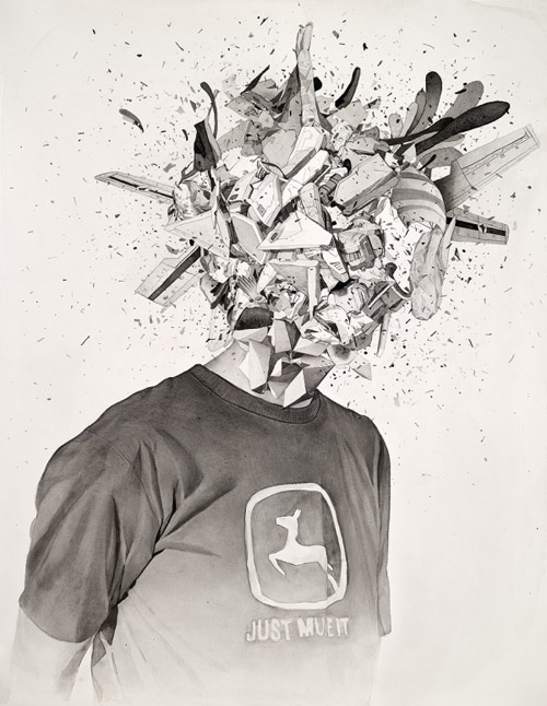 Drawings by artist Chris Scarborough