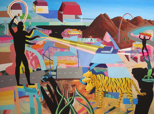 Artist painter Matias Santa Maria paintings