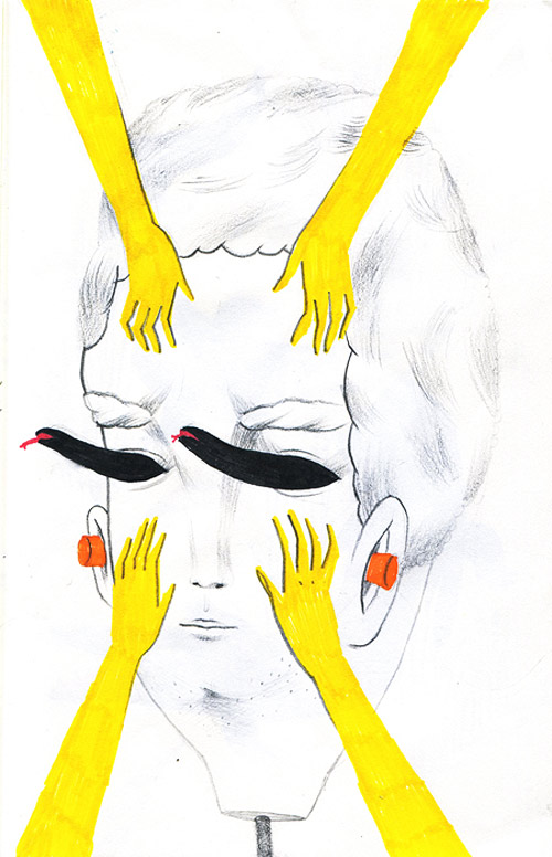 Andrea Wan mini journal drawings