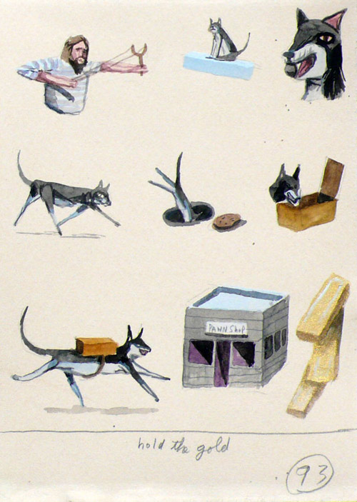 Drawings by artist Charlie Roberts