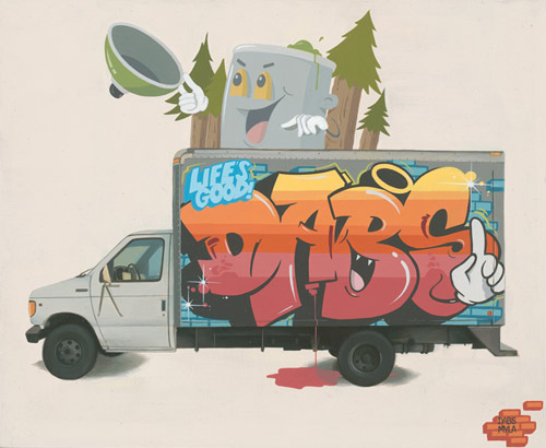 Artists painters Dabs & Myla paintings