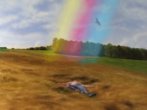 Artist painter Justin McAllister