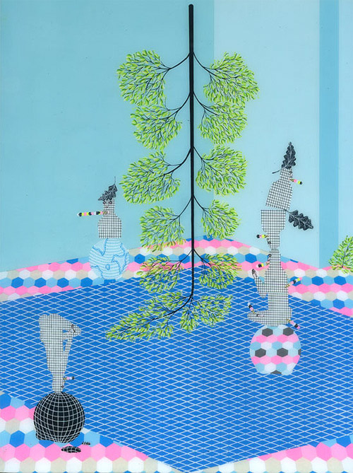 Artist painter Kill Pixie Mark Whalen paintings