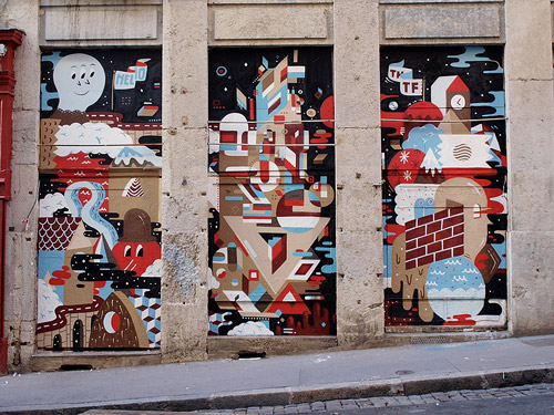 Street artist Nelio