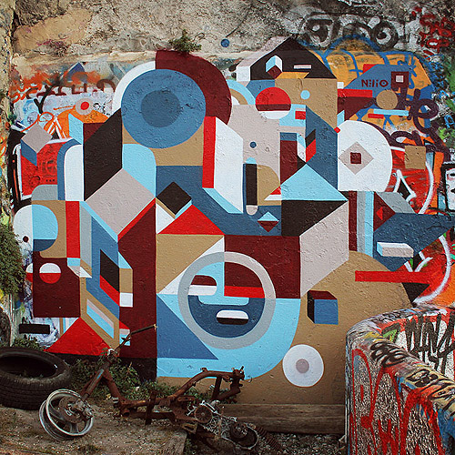 Street artist Nelio