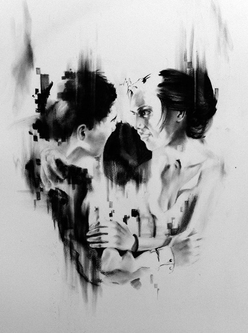 Drawings by artist Tom French