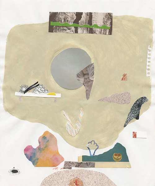Collages by artist Jessica Williams and Espen Friberg