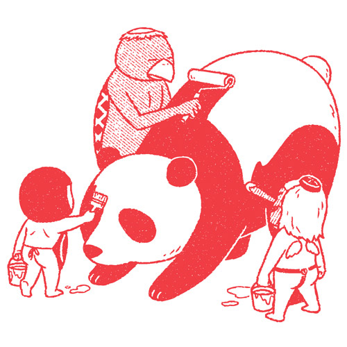 Drawings by illustrator1 Kimiaki Yaegashi aka Okimi