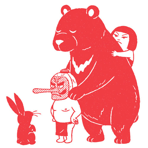 Drawings by illustrator Kimiaki Yaegashi aka4 Okimi