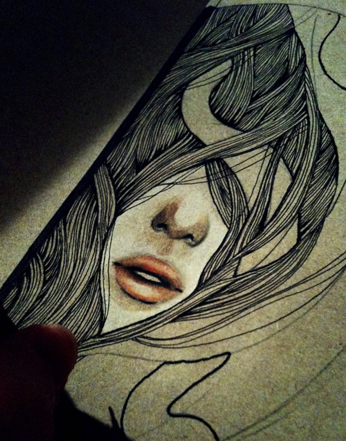 Artist illustrator Annita Maslov illustration