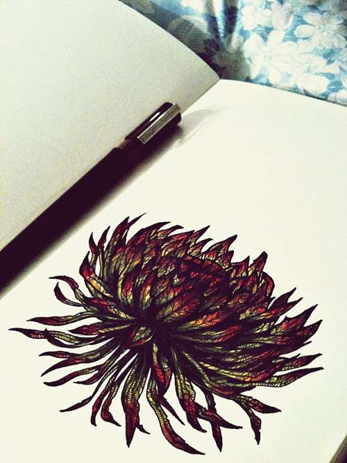 Artist illustrator Annita Maslov illustration