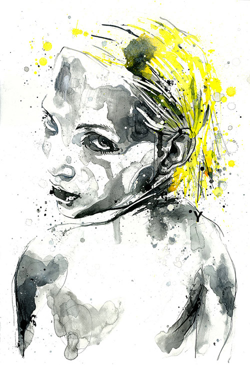 Drawings by artist illustrator Ben Tour