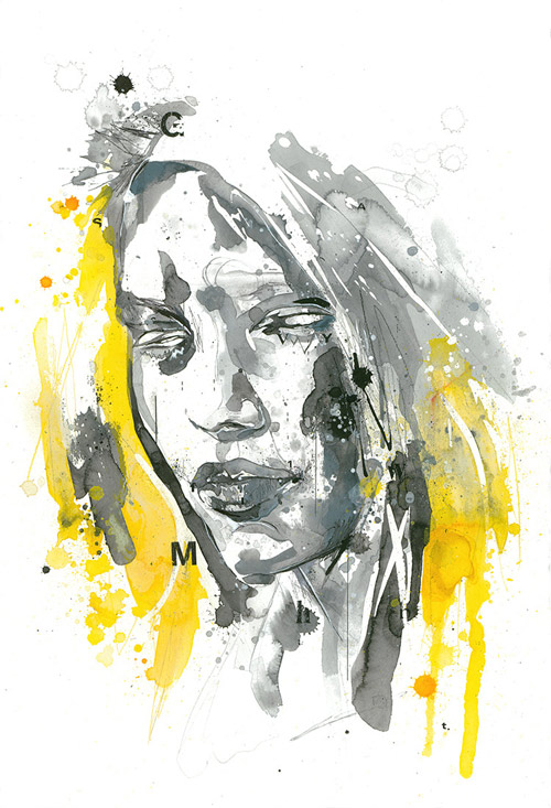 Drawings by artist illustrator Ben Tour