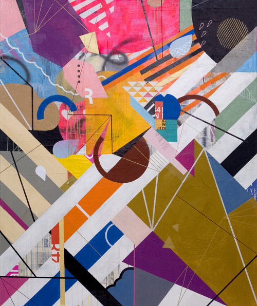 Mixed media works by artist Clark Goolsby