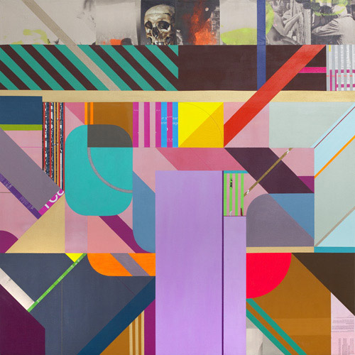 Mixed media works by artist Clark Goolsby