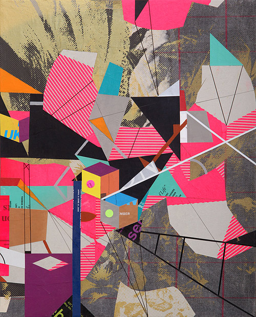 Mixed media works by artist Clark Goolsby