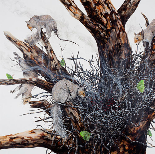 Artist painter Ryan McLennan paintings