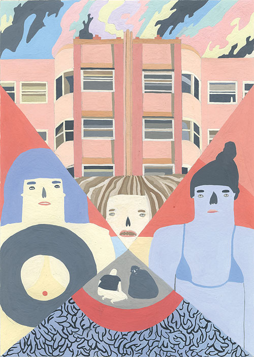 drawings by Artist illustrator Sophie Alda