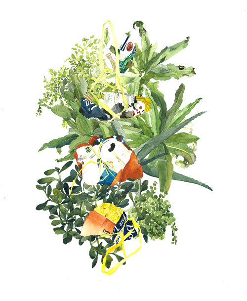 Drawings by artist Cari Vander Yacht