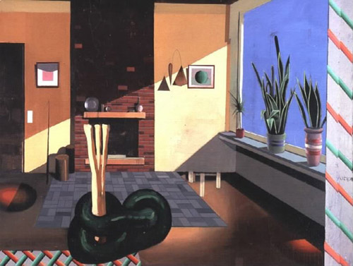 Artist painter Matthias Weischer paintings
