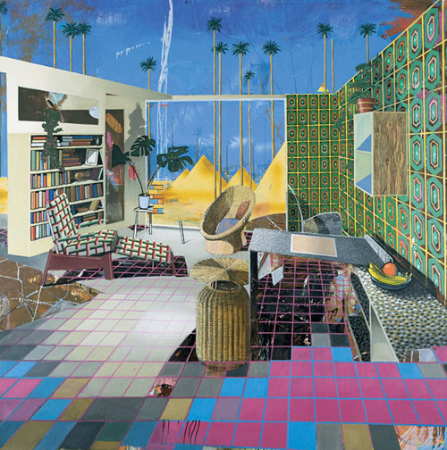 Artist painter Matthias Weischer paintings