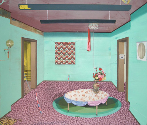 Artist painter Matthias Weischer paintings