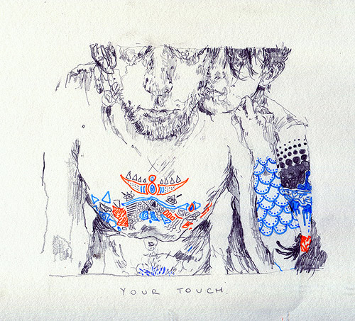 Drawings by artist Michael Verita