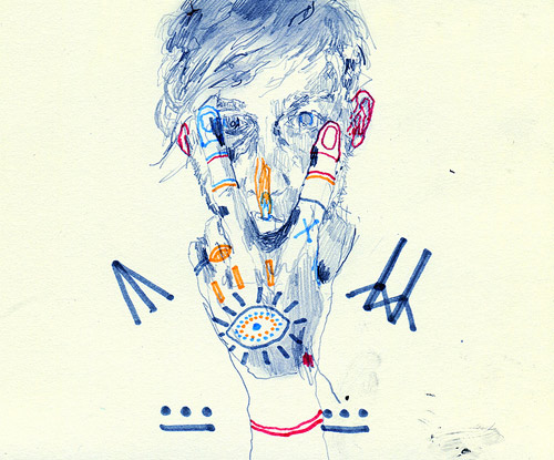 Drawings by artist Michael Verita
