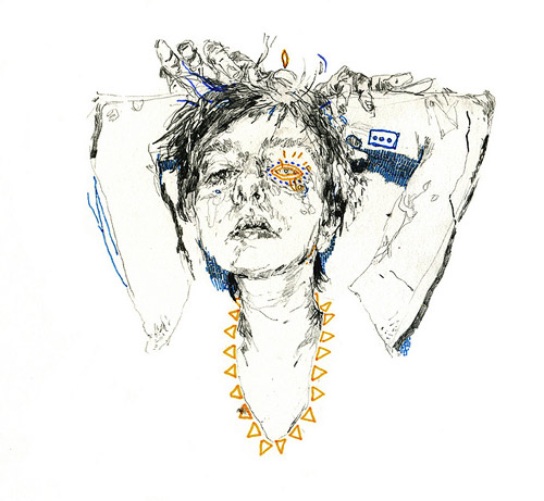 Drawings by artist Michael Verita