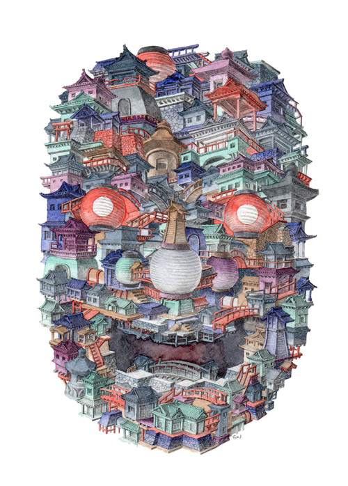 Drawings by artist Sean Edward