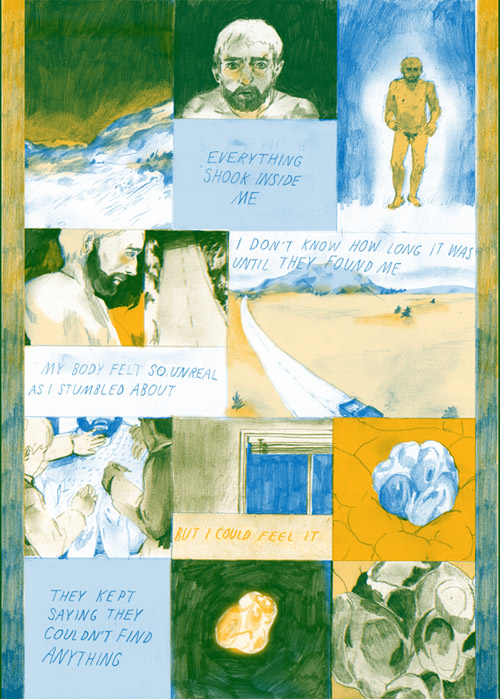 Comics by artist Aidan Koch drawings