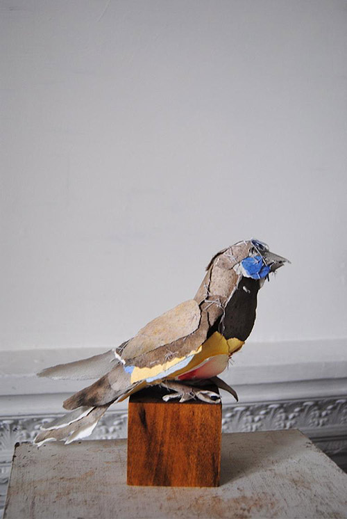 Paper sculptures by artist Anna-Wili Highfield