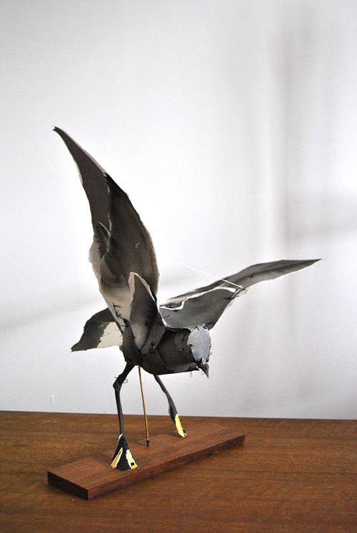Paper sculptures by artist Anna-Wili Highfield