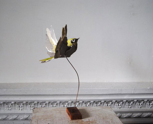 Paper sculptures by artist Anna-Wili Highfield