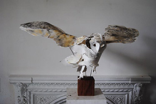 Paper sculptures by artist Anna-Wili Highfield