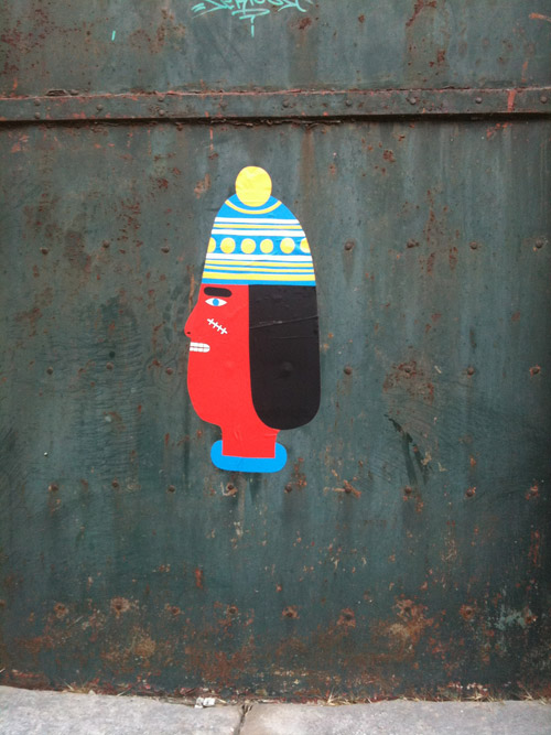 Street faces artist Geometric bang