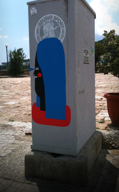 Street faces artist Geometric bang