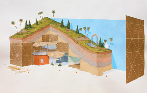 Drawings by artist Joseph Phillips