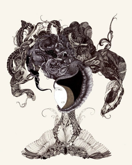 Drawings by artist Melissa Murillo meyoko