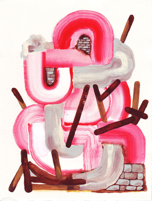 Drawings by artist Brennan Kelly