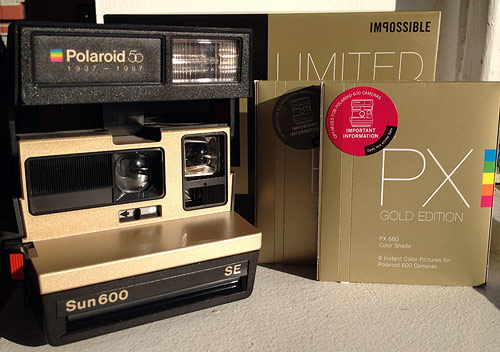The Impossible Project / Polaroid Sun 600 camera Giveaway