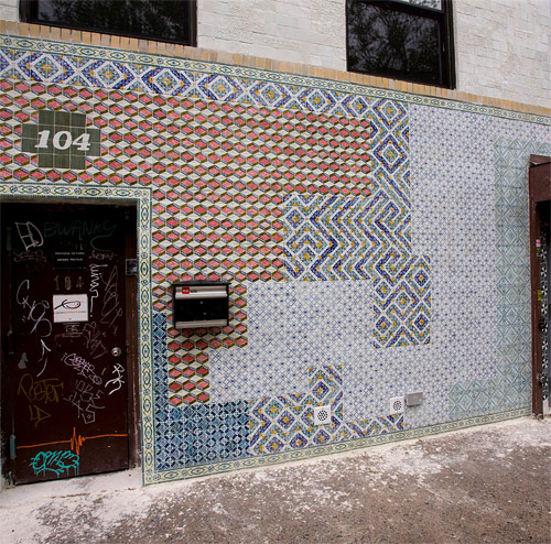 The 104 North 7th Project by artists Faile