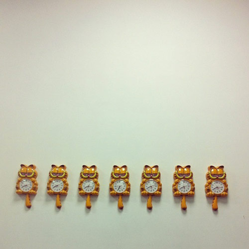 garfield clocks