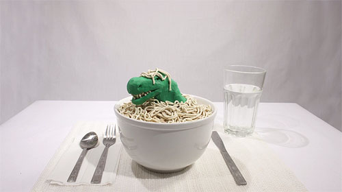 No Noodles stop-motion animation by Tyler Nicolson