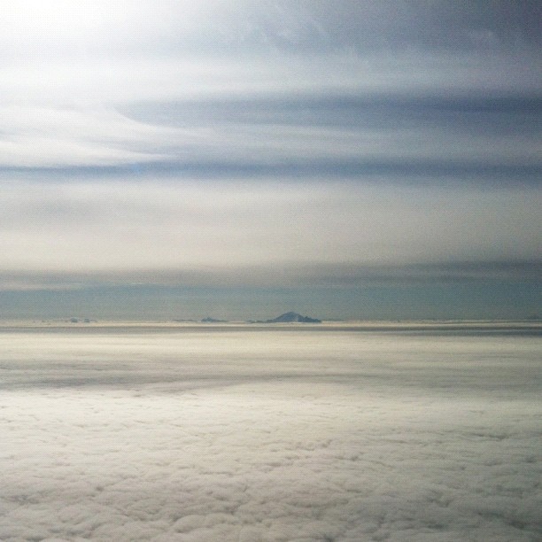 above the clouds