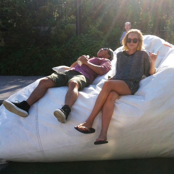 every street should have bean bag chairs.